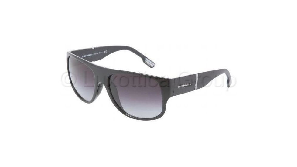 Dolce&amp;Gabbana DG6061 Sunglasses 501/8G-5816 - Black Gray Gradient