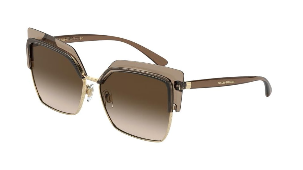 Dolce&amp;Gabbana DG6126 Sunglasses 537413-60 - , Brown Gradient Lenses