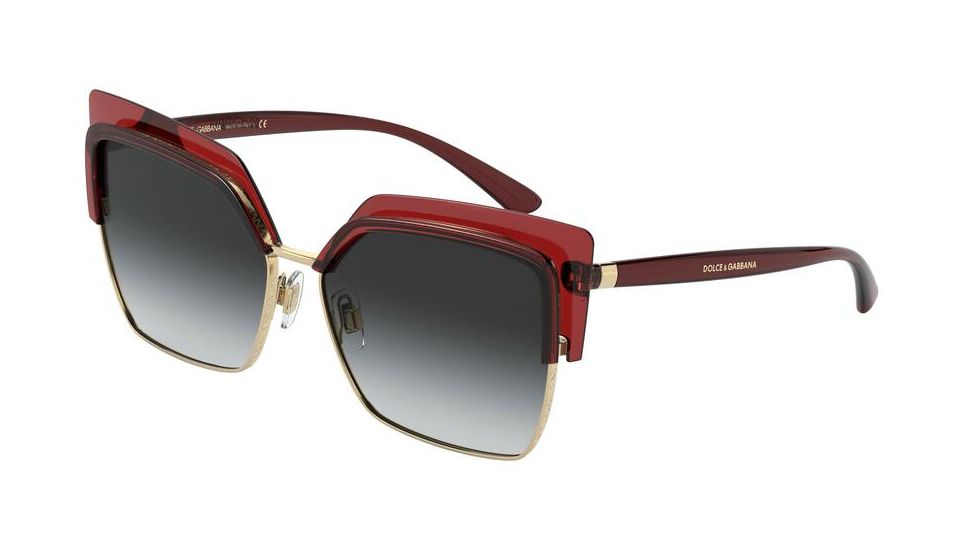 Dolce&amp;Gabbana DG6126 Sunglasses 550/8G-60 - , Grey Gradient Lenses