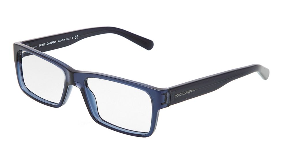 Dolce&amp;Gabbana Discovery the unexpected DG3132 Eyeglass Frames 1850-5516 - Transparent Blue Demo Lens Frame