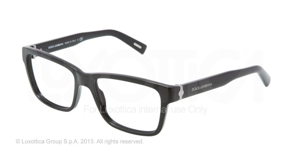 Dolce&amp;Gabbana SICILIAN HINGE DG3130 Bifocal Prescription Eyeglasses 501-5317 - Black Frame