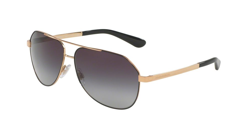 Dolce&amp;Gabbana SICILIAN TASTE DG2144 Single Vision Prescription Sunglasses DG2144-12968G-61 - Lens Diameter 61 mm, Frame Color Matte Black