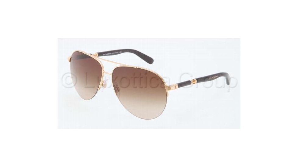 Dolce&amp;Gabbana SICILY DG2115 Bifocal Prescription Sunglasses DG2115-02-13-5813 - Lens Diameter 58 mm, Frame Color Gold