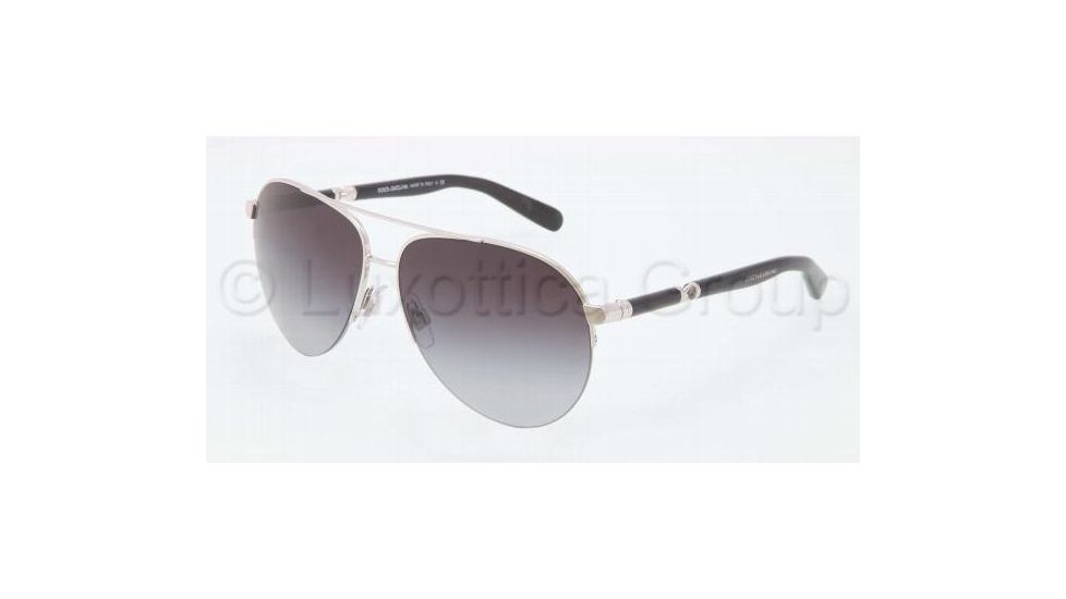 Dolce&amp;Gabbana SICILY DG2115 Bifocal Prescription Sunglasses DG2115-05-8G-5813 - Lens Diameter 58 mm, Frame Color Silver