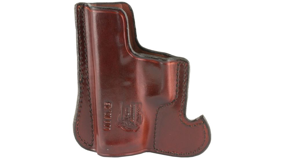 Don Hume Glock 43 Ambidextrous Front Pocket Holster, Brown, DHJ100306R