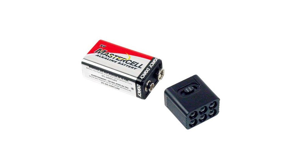 Dorcy 9V Snap On LED Flashlight, Black, 41-1152