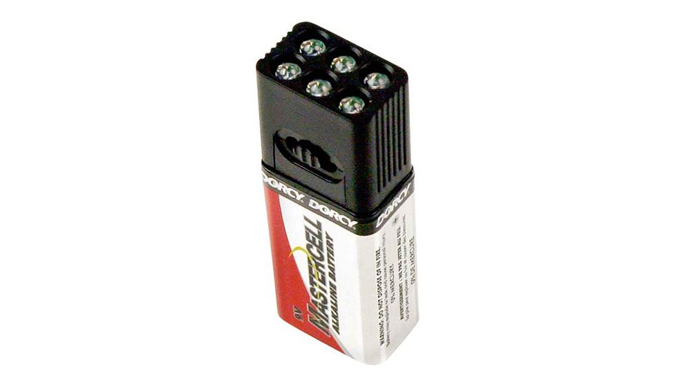 Dorcy 9V Snap On LED Flashlight, Black, 41-1152
