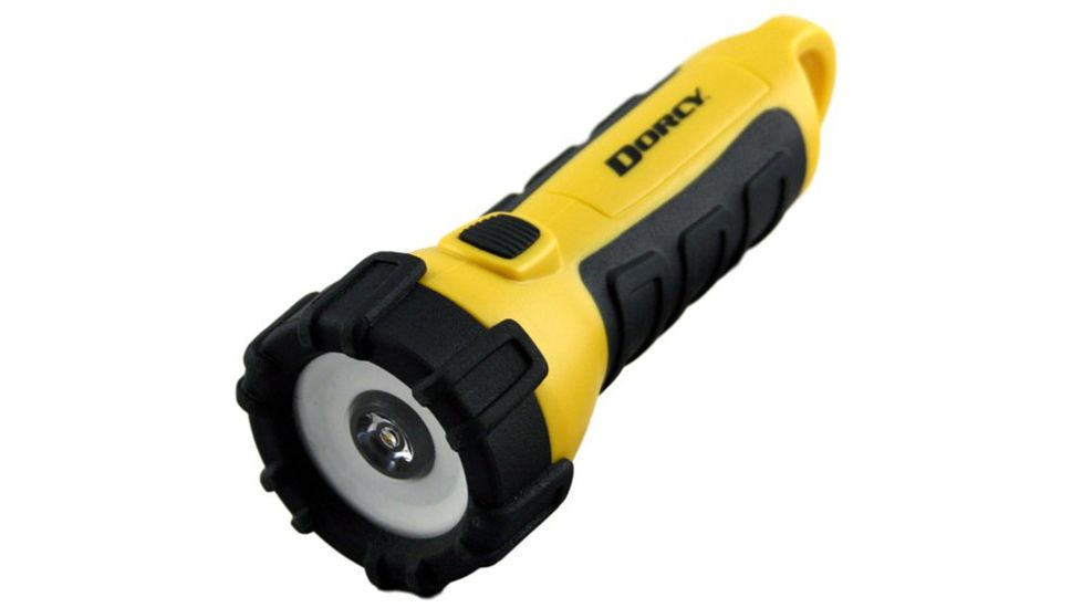 Dorcy 150 Lumen 3AA Portable Waterproof/Floating Flashlight, Yellow, 41-2521