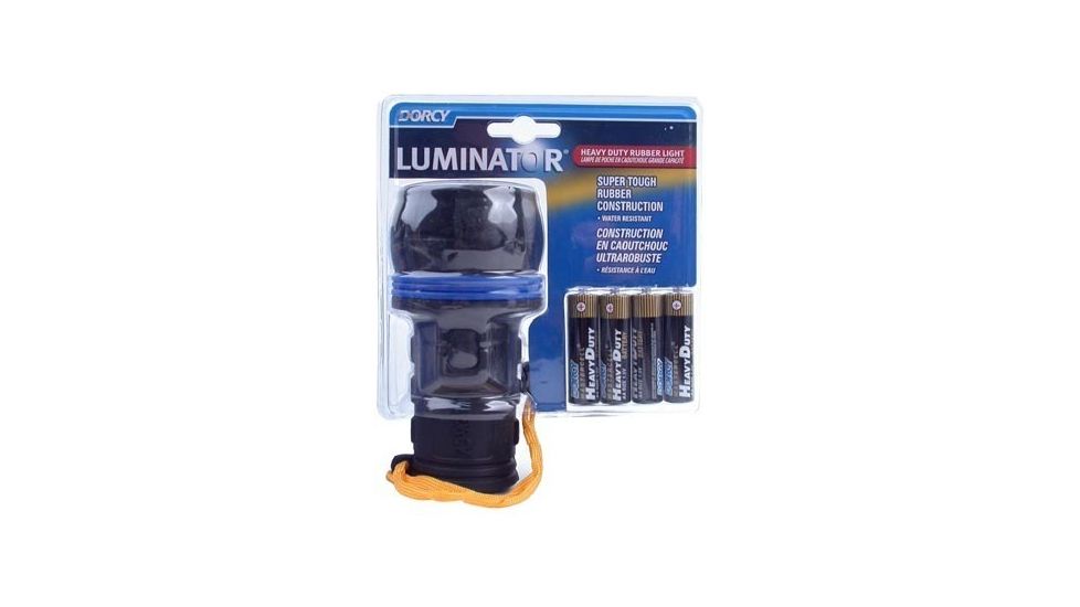 Dorcy 4AA Rubber Flashlight w/ Batteries 41-2946