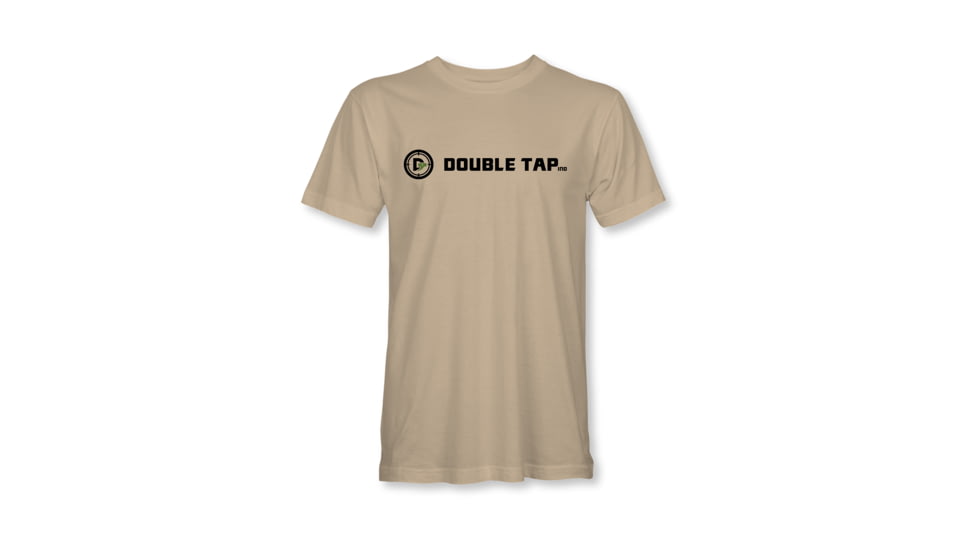 Double Tap Industries Double Tap Ind. Short Sleeved T-Shirt - Mens, Sand, Large, AP-SST-1-L