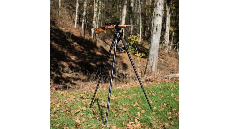 Double Tap Industries Stronghold Lite Aluminum Tripod w/Fixed Saddle Clamp, Black, 36mm, TRI-A-001F