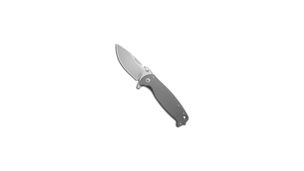 Dpx Gear DPx Gear HEST/F 4.0 MagnaCut Frame Lock Knife Titanium 3.25" Stonewash, Gray, CPM MagnaCut, adult, BHQ-216728