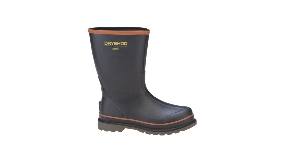 Dryshod Hogwash Men's Boot, Black/Red, 7 HGW-MM-RD-007