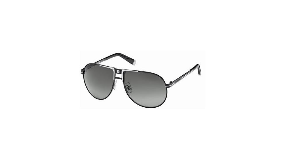 DSquared DQ0067 Sunglasses - Shiny Black Frame Color, Gradient Smoke Lens Color