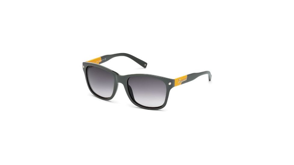 DSquared DQ0105 Sunglasses - Grey Frame Color, Gradient Smoke Lens Color