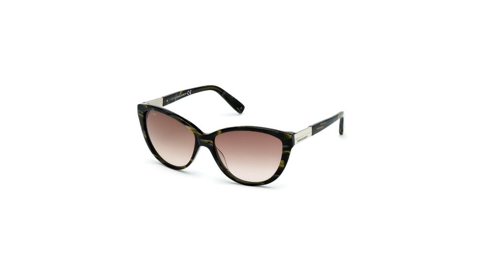 DSquared DQ0112 Sunglasses - Havana Frame Color, Gradient Smoke Lens Color
