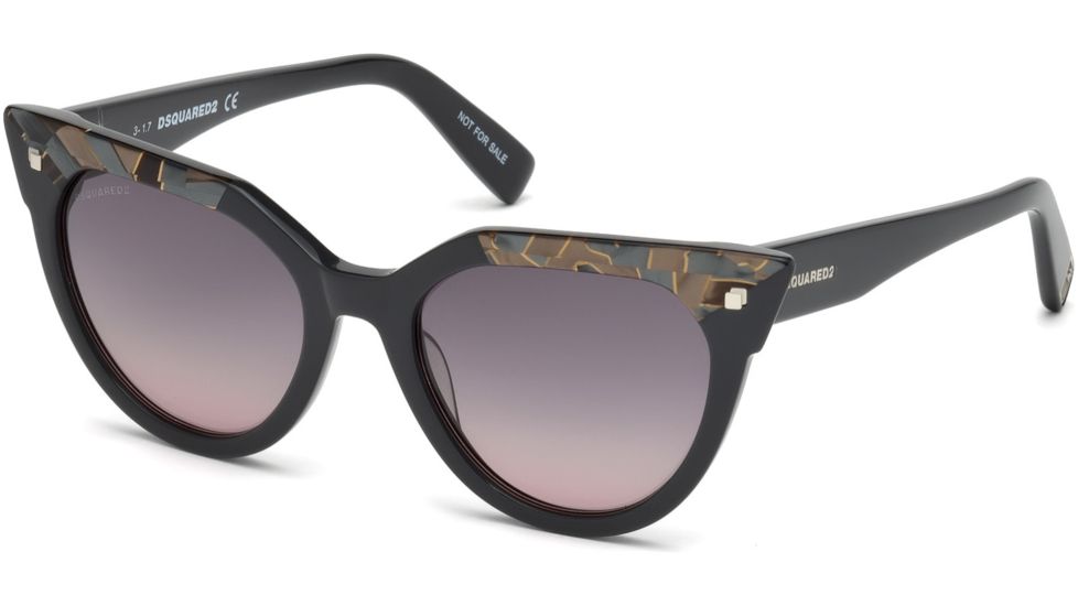 DSquared DQ0277 Sunglasses - Grey Frame Color, Gradient Smoke Lens Color