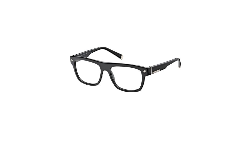 DSquared DQ5076 Eyeglass Frames - Shiny Black Frame Color
