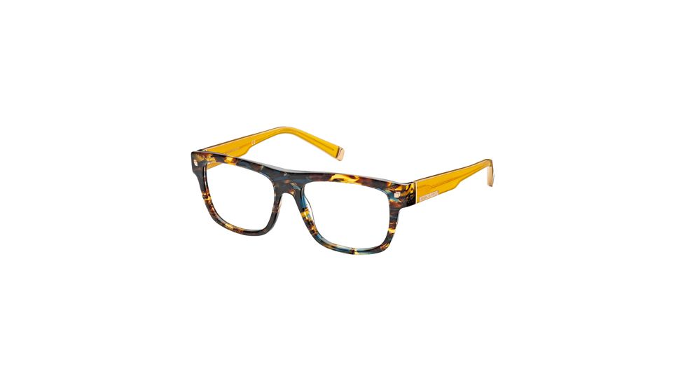 DSquared DQ5076 Eyeglass Frames - Coloured Havana Frame Color