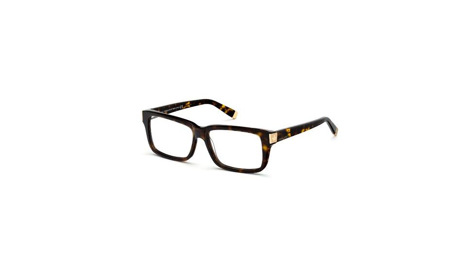 DSquared DQ5083 Eyeglass Frames - Dark Havana Frame Color