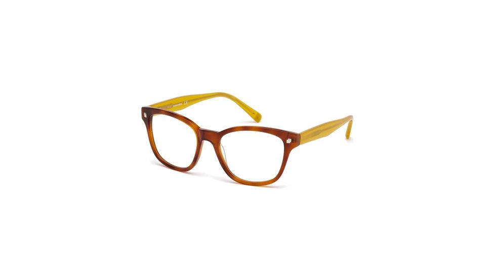 DSquared DQ5179 Eyeglass Frames - Blonde Havana Frame Color