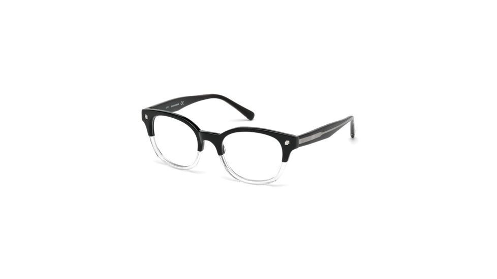 DSquared DQ5180 Eyeglass Frames - Black Crystal Frame Color