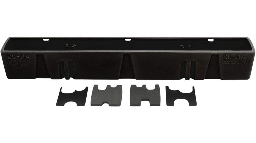 Du-Ha Behind-the-Seat Storage for 04-07 Chevrolet/GMC Silverado/Sierra Silverado/Sierra 1500 Light Duty Crew Cab, Classic , Black, 10023