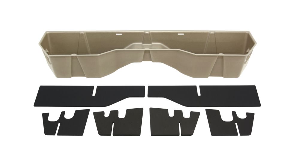 Du-Ha Underseat Storage for 17-21 Nissan Titan King Cab and 04-21 Nissan Titan King Cab & Crew Cab, Tan, 40057
