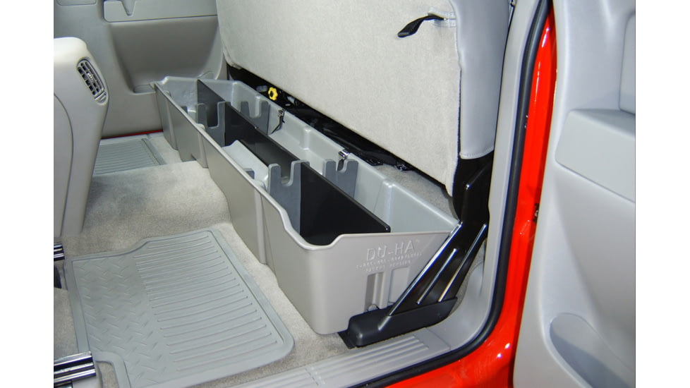 Du-Ha Underseat Storage for 99-07 Chevrolet/GMC Silverado/Sierra Extended Cab, Classic, Light Gray, 10002