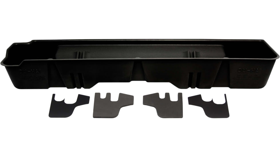 Du-Ha Underseat Storage for 88-99 Chevrolet/GMC Silverado/Sierra CK Model Extended Cab, Black, 10037