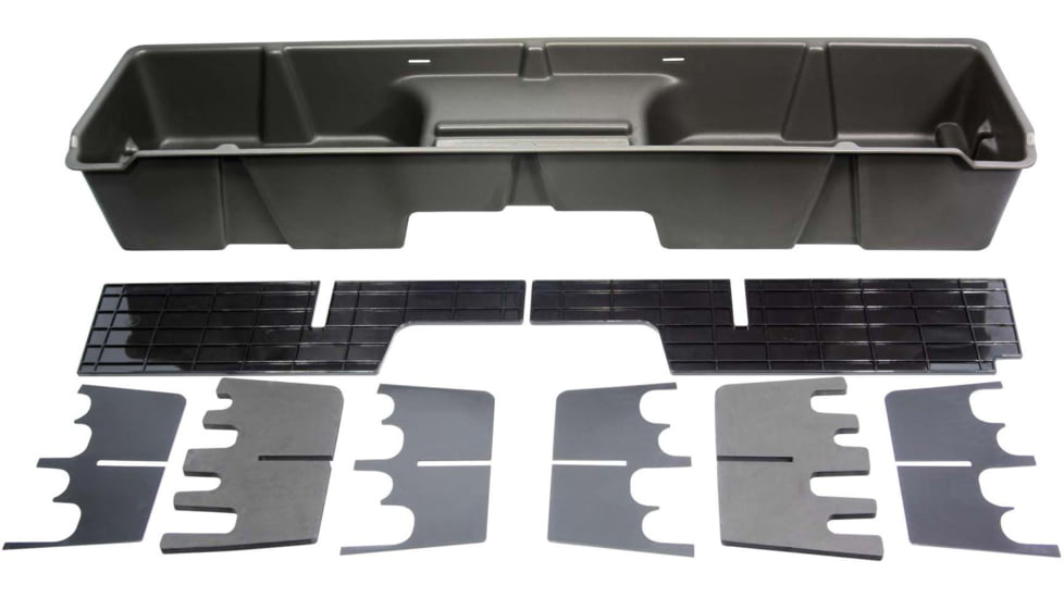 Du-Ha Underseat Storage for 99-07 Chevrolet/GMC Silverado/Sierra Extended Cab, Classic, Dark Gray, 10001