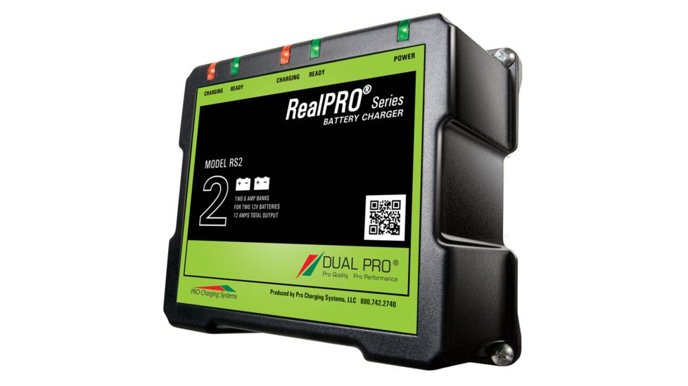 Dual Pro RealPRO Series Battery Charger - 12A - 2-6A-Banks - 12V/24V 68411