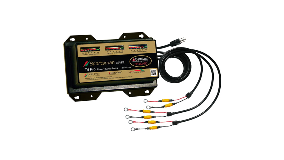 Dual Pro Sportsman Series Battery Charger - 30A - 3-10A-Banks - 12V-36V 68406