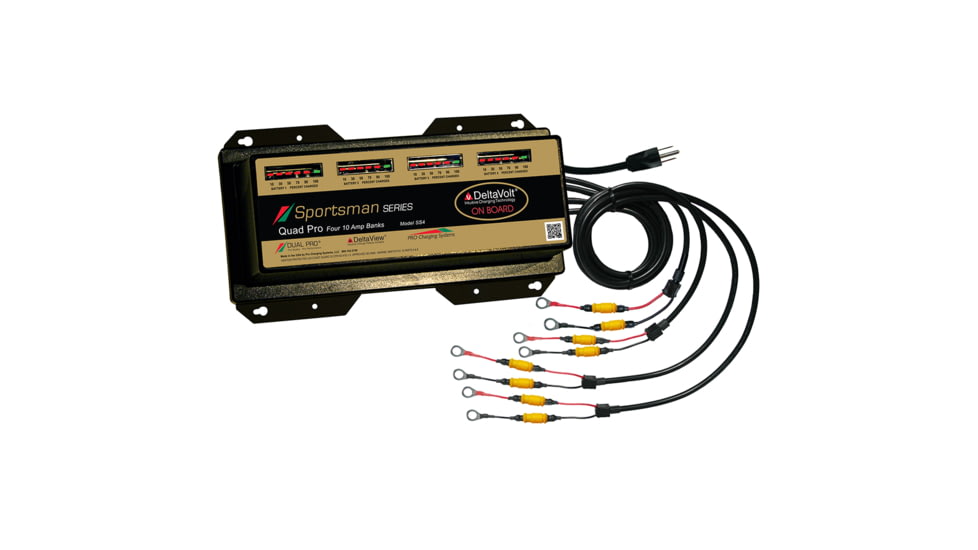 Dual Pro Sportsman Series Battery Charger - 40A - 4-10A-Banks - 12V-48V 68407
