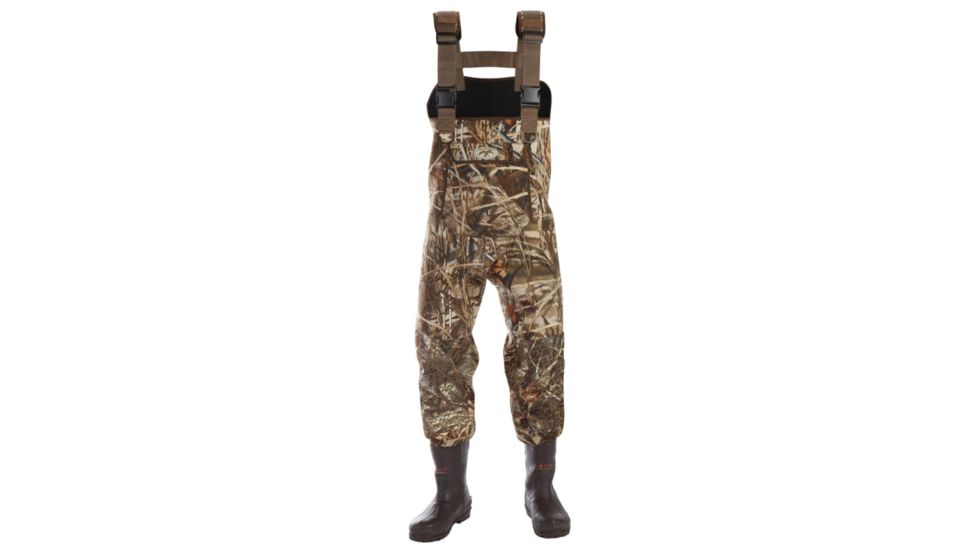 Duck Commander 4mm Neoprene Chest Waders, 600 Gram Size 12, Advantage Max4 65112