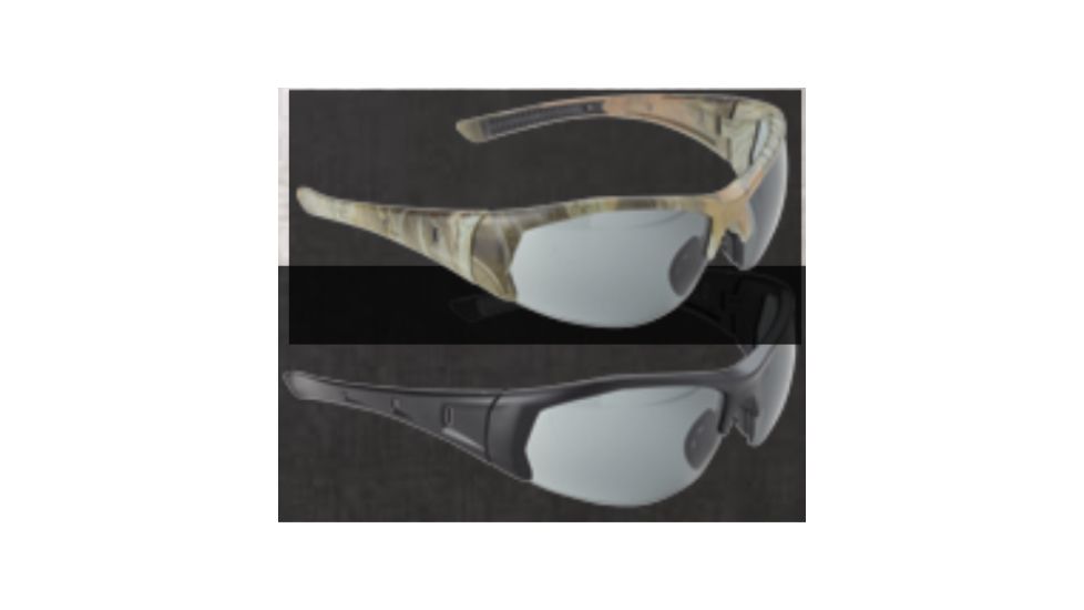 Duck Commander Sunglasses Open Frame Black Smoke Ballistic Lens, Black/Smoke 65020