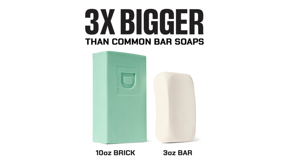 Duke Cannon Supply Co Midway Big Ass Brick Of Soap, Light Blue, Small, BSBA-MDWY10