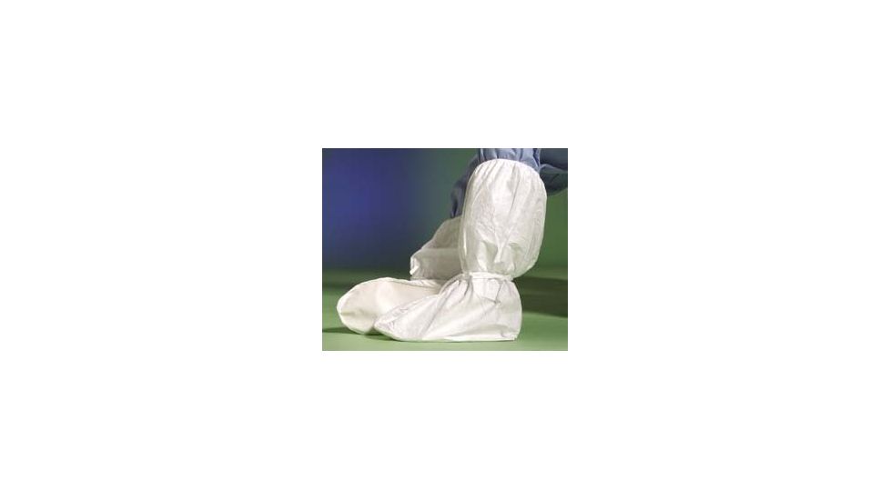 DuPont Tyvek Boot Covers IC446SWHLG0C Clean Processed With Ankle Ties