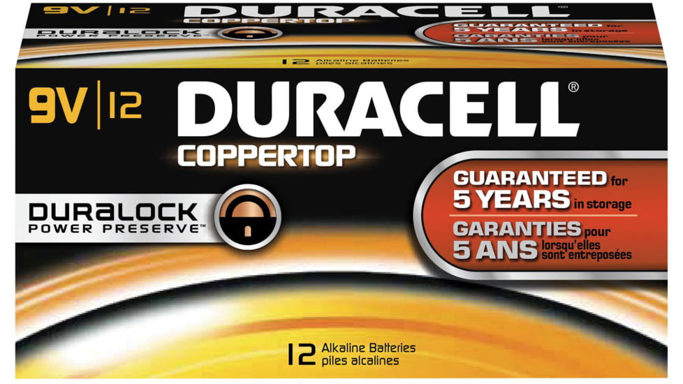 Duracell 9-volt Alkaline Duracellbatter 243-MN1604BKD, Unit PK