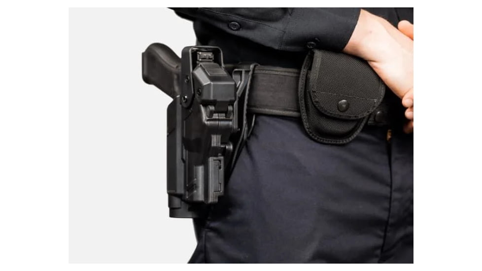 Alien Gear Holsters Rapid Force Duty Holster LVL 3 w/Light-Bearing w/Bag Packaging, Sig P320 Compact/Carry 9 mm/.40 cal/M18/XCarry, Right Hand, Matte Black, RD-M-0692-BK-RH-L1-B