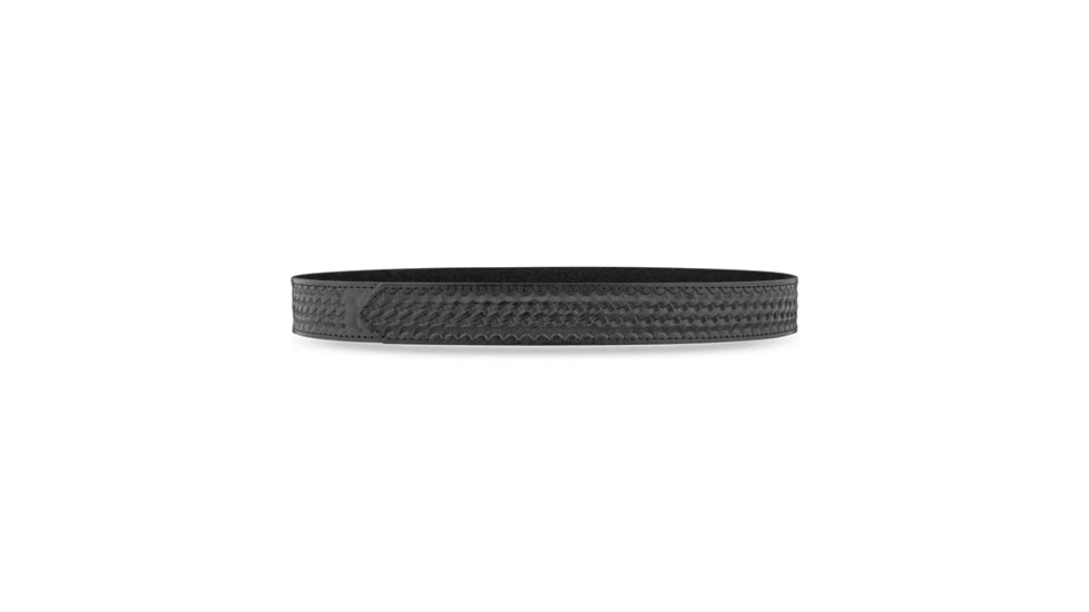 1-1/2" Basketweave Leather Buckleless Inner Belt