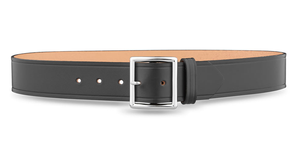 DutyMan 1-3/4inch Plain Leather Garrison Belt With Nickel Buckle DTY-1611-44-9031