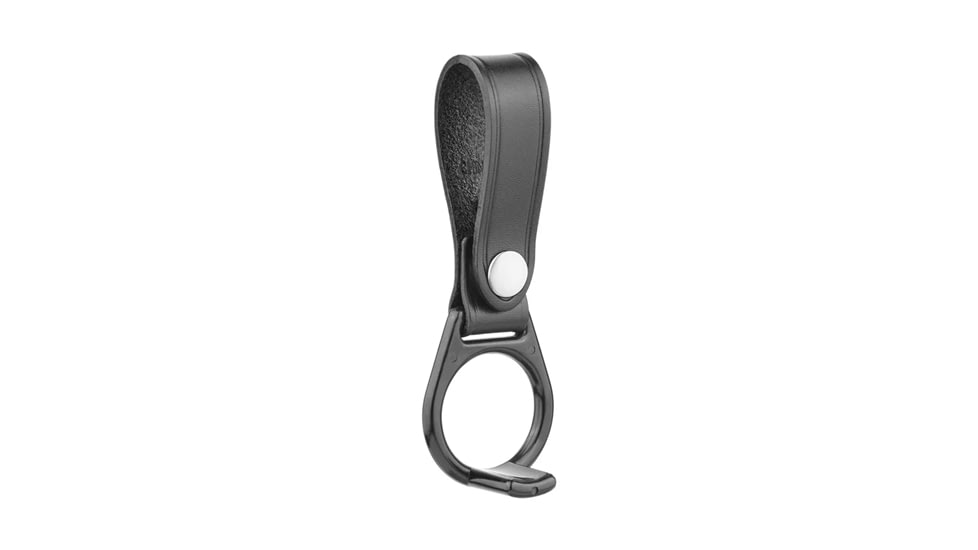 Plain Leather PR24 Holder with Black Plastic Ring