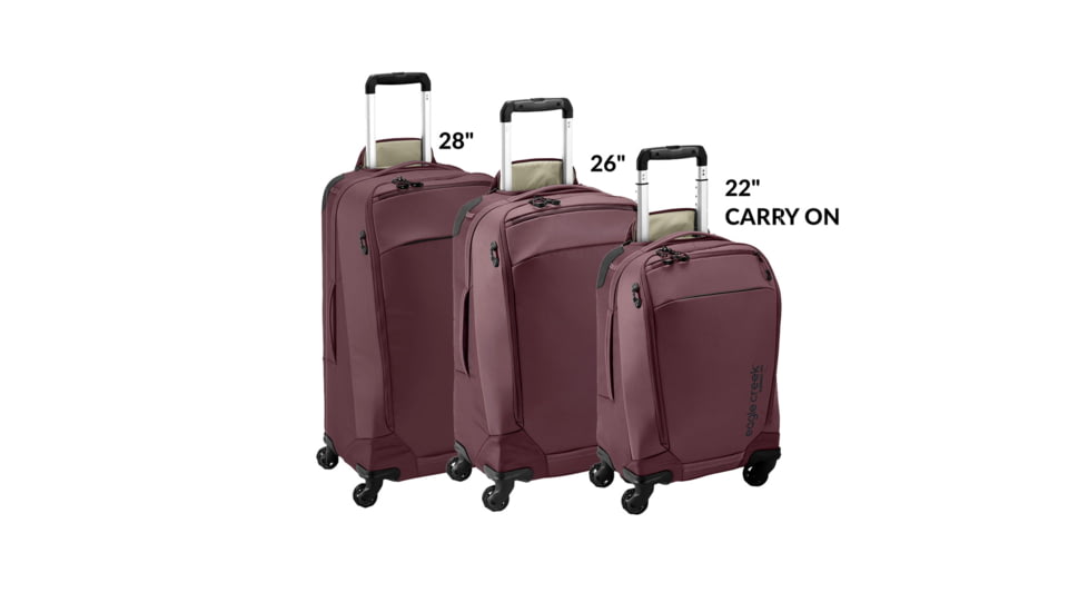Eagle Creek Tarmac XE 4 Wheeled Luggage, Currant, 26in, EC0A528T601