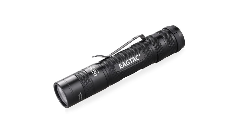Eagtac D25LC2 Color Flashlight, XM-L COLOR LED, White-331lm, Red-120lm, Royal blue-45lm, Green-240lm, Black, D25LC2-XML-COLOR
