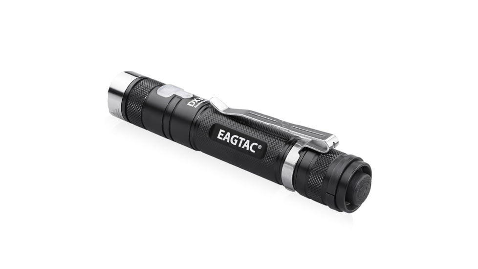EAGTAC DX30LC2-R Rechargeable Flashlight, XP-L HI V2 NW LED, 1084lm, Black, DX30LC2R-XPLHI-BASE-NW