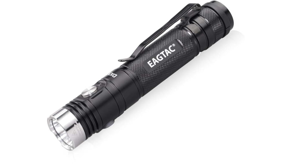 EAGTAC DX3L MKII Flashlight, SST70 CW LED, 3100lm, Black, DX3L MKII-SST70-CW