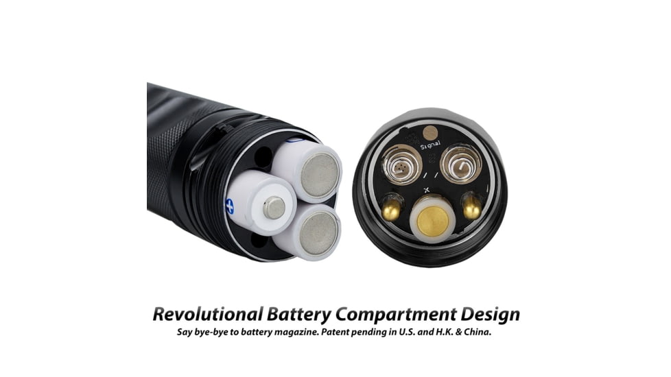 EAGTAC GX25A3 Flashlight, XM-L2 U2 NW LED, 1105lm, Black, GX25A3-XML2-NW