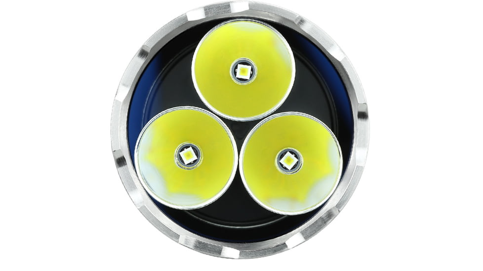 EAGTAC MX25L2-C Base Flashlight, 3 XP-L HI V2 NW LED, 3204lm, Black, MX25L2C-3*XPLHI-BASE-NW
