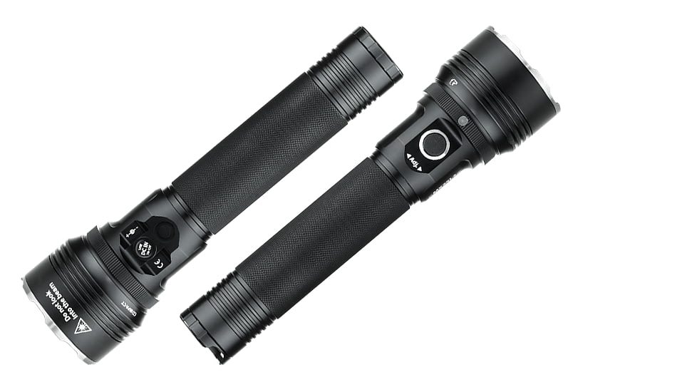 EAGTAC MX25L2-C Base Flashlight, 3 XP-L HI V2 NW LED, 3204lm, Black, MX25L2C-3*XPLHI-BASE-NW